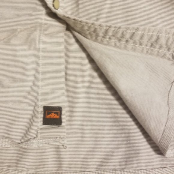 striped Northwest Territory XXL denim shirt with snap closures - Picture 2 of 5